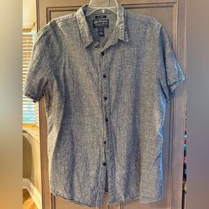 American Rag Casual Gray Button-Down Shirt